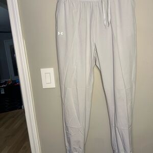 Under Armour Light Gray Athletic Pants